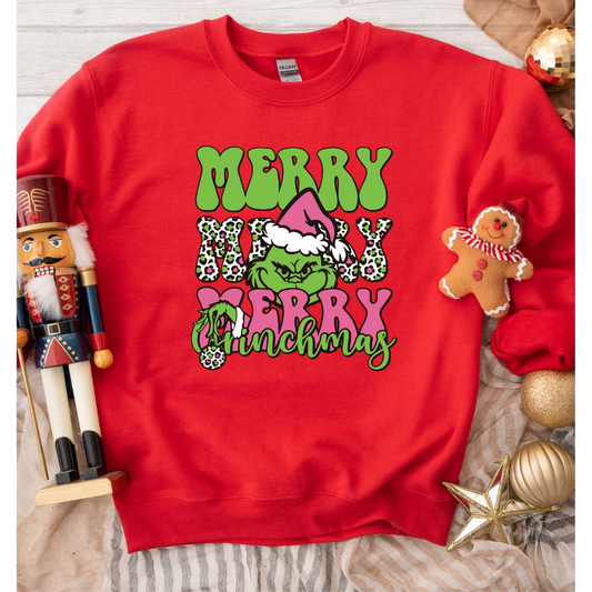 Merry Merry Merry Grinchmas Sweatshirt